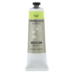 Blick Artists' Acrylic - Yellow Green, 4.65 oz tube