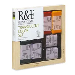R&F Encaustic Paint - Set of 6, Translucent Colors, 40 ml