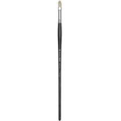 Blick Studio Bristle Brush - Filbert, Long Handle, Size 10