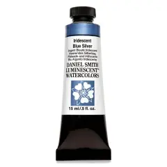 Daniel Smith Luminescent Watercolor - Iridescent Blue Silver, 15 ml, Tube