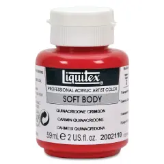 Liquitex Soft Body Artist Acrylics - Quinacridone Crimson, 59 ml bottle