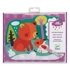 Djeco Petit Gift Paint with Water Kits- Hidden Woods