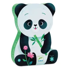 Djeco Silhouette Puzzle - Leo the Panda