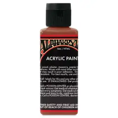 Alpha6 Alphakrylic Acrylic Paint - Metallic Crimson, 5 oz