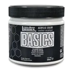 Liquitex Basics - Titanium White, 32 oz jar