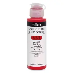 Vallejo Fluid Acrylic - Pyrrole Red, 100 ml