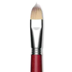 Escoda Opera Takatsu Synthetic Brush - Filbert, Long Handle, Size 20