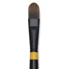 Utrecht Manglon Synthetic Brush - Filbert, Size 18, Long Handle