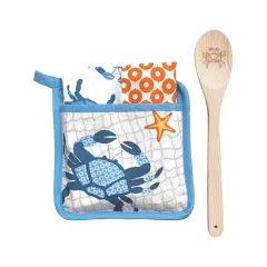 Crab Potholder Gift Set