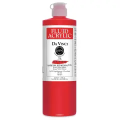 Da Vinci Fluid Acrylics - Napthol Red Medium, 16 oz bottle
