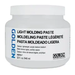 Golden Light Molding Paste Medium - 32 oz jar