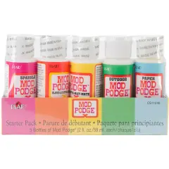 Plaid Mod Podge Starter Pack 5/Pkg-2oz