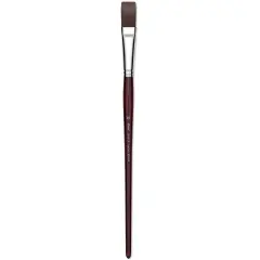 Utrecht Tuscan Synthetic Flat - Size 10, Long Handle
