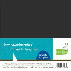 Lawn Fawn Magnetic Storage Cards 5"X7"-10/Pkg