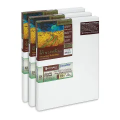 Masterpiece Vincent Pro Sausalito Cotton Canvas - Value Pack of 3, 11" x 14"