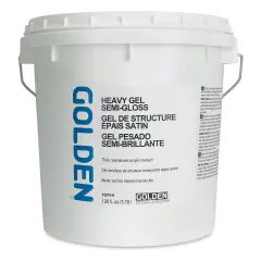 Golden Heavy Acrylic Gel Medium - Semi-Gloss, 128 oz tub