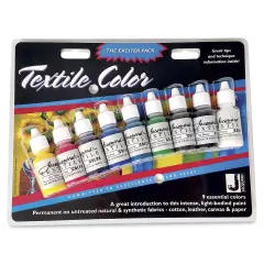 Jacquard Textile Color Exciter Pack -Nine 1/2 oz Bottles