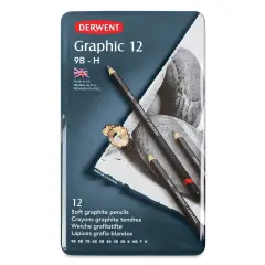 Derwent Graphic Pencil - Soft Sketch, Set of 12
