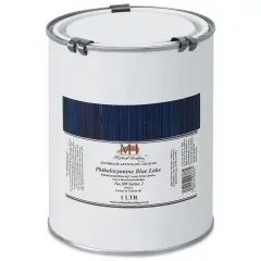Michael Harding Artists Oil Color - Phthalo Blue Lake, 1 Liter