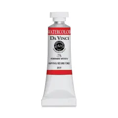 Da Vinci Artists' Permanent Watercolor - Naphthol Red (Mid-Tone), 15 ml tube