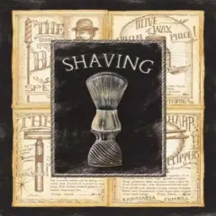 Grooming Shaving Poster Print by Charlene Audrey - Item # VARPDXAUD084