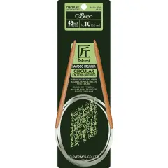 Takumi Bamboo Circular Knitting Needles 48"-Size 10/6mm