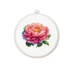 Coral CharmPeony BC205l Counted Cross-Stitch Kit