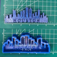 Houston Skyline Silicone Freshie Mold