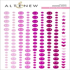 Rose Petal Enamel Dots