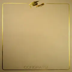 Great Papers! Golden Grad Foil Stationery Letterhead, Invitations and Announcements, Printer Friendly, 8.5"x11", 40 Pack