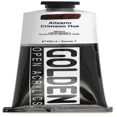 Golden Open Acrylics - Alizarin Crimson Hue, 5 oz Tube
