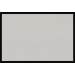 Svelte Wood Framed Corkboard, Grey Cork Svelte Noir Black