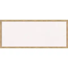 Imprint Wood Framed Corkboard, White Cork Light Bronze