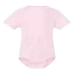 Rabbit Skins&reg; Infant Baby Rib Short Sleeve Bodysuit Ballerina