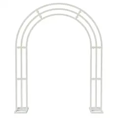 Floral Background Arch Outdoor Anti-rust Metal