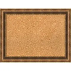 Manhattan Wood Framed Corkboard, Natural Cork