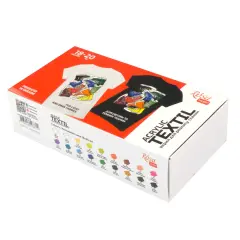 STYLE Textile Acrylic Paint Set 18 colors (20ml) by Rosa Talent