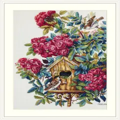 Rose Bush K-150 Counted Cross-Stitch Kit