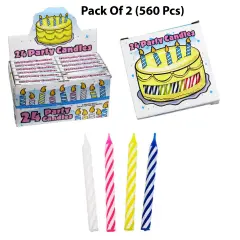 Best Birthday Candles 2 1/2 inches tall by 1/4-inch-wide | Sparkle & Shine The Birthday Candle Haven | Raheev&reg;