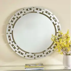 Maelys Modern Contemporary Mirror in Clear