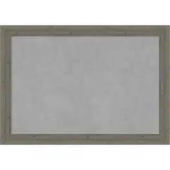 Fencepost Narrow Wood Framed Magnetic Board Fencepost Grey