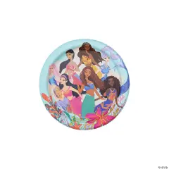 The Little Mermaid Round 7" Dessert Plates, 8ct