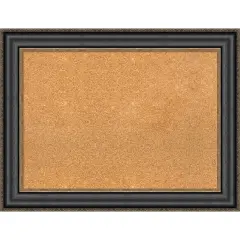Thomas Black Bronze Framed Corkboard, Natural Cork