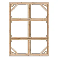Masterpiece B2 Stretcher Kit with Braces - 60" x 72", With Brace