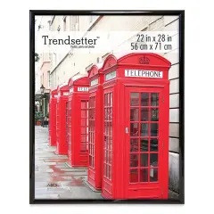 MCS Trendsetter Acrylic Poster Frame - 22" x 28" x 1/4", Black