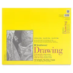 Strathmore 300 Series Drawing Pad - 14" x 17", Glue Bound, 50 Sheets