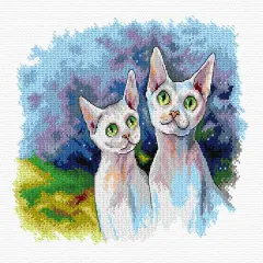 Cats 135CS Counted Cross-Stitch Kit