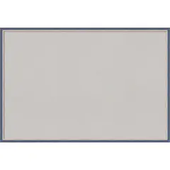 Theo Narrow Wood Framed Corkboard, Grey Cork Theo Blue