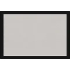 Avon Black Narrow Framed Corkboard, Grey Cork