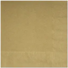 Gold Solid Luncheon Napkins, 20ct
